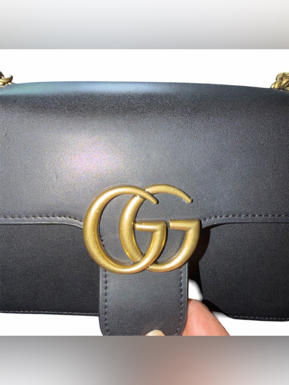 Gucci 1nspired Crossbody with Gold GG Hardware